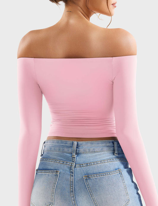 Top Luzlie con spalle scoperte
