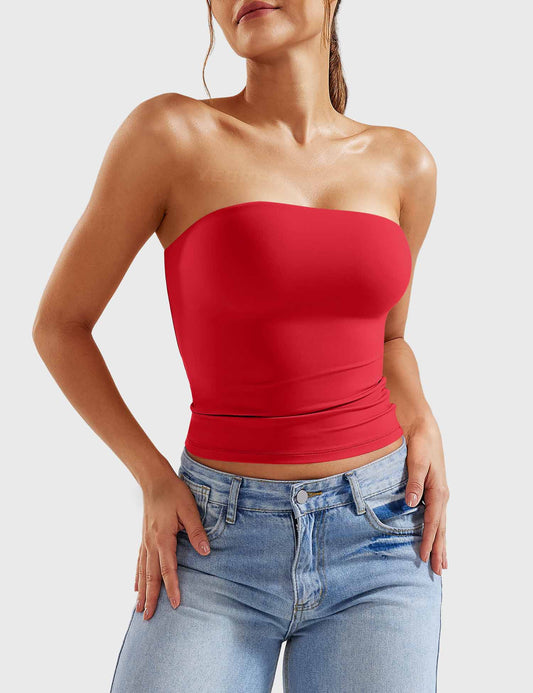 Top a fascia Sophie doppio strato