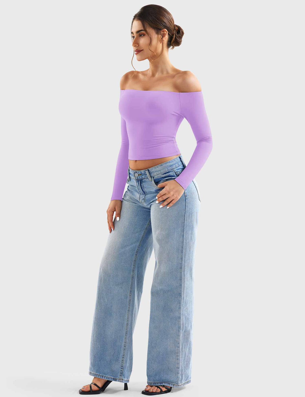 Top Luzlie con spalle scoperte