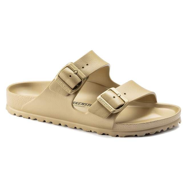 Birkenstock Women's Arizona Essentials Sandals - Glamour Gold EVA