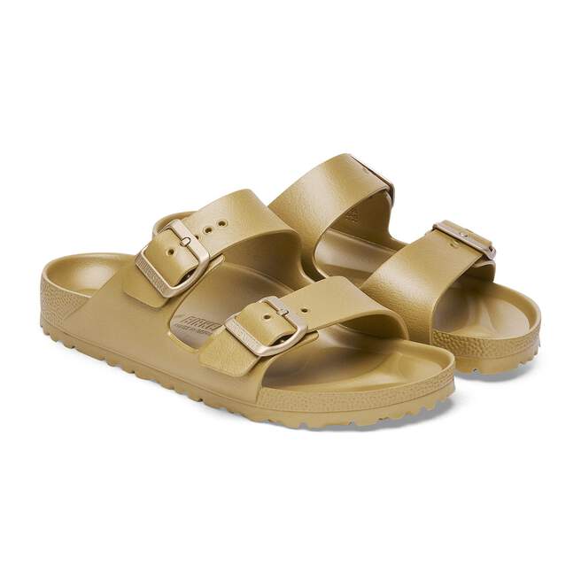 Birkenstock Women's Arizona Essentials Sandals - Glamour Gold EVA