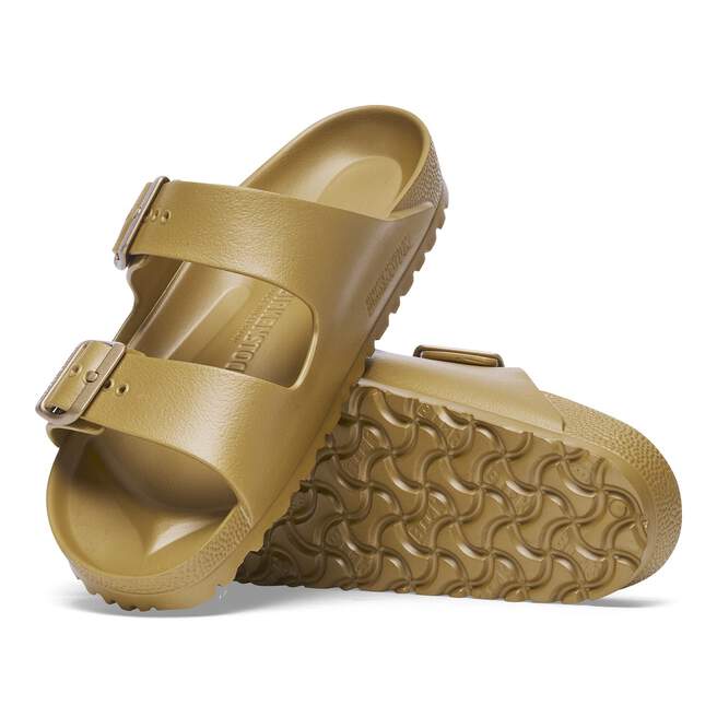 Birkenstock Women's Arizona Essentials Sandals - Glamour Gold EVA