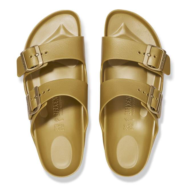Birkenstock Women's Arizona Essentials Sandals - Glamour Gold EVA