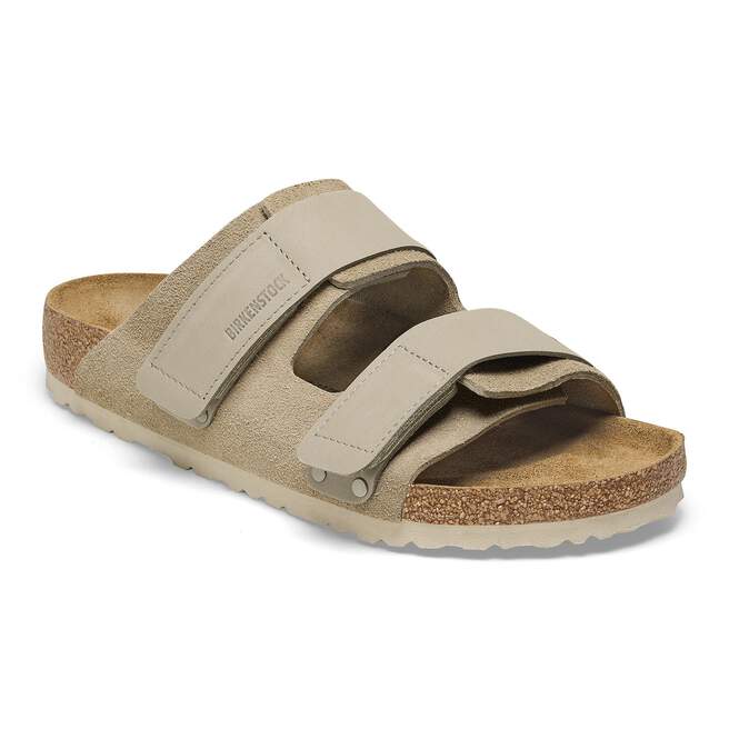 Birkenstock Women's Uji Two-Strap Sandal - Taupe Suede