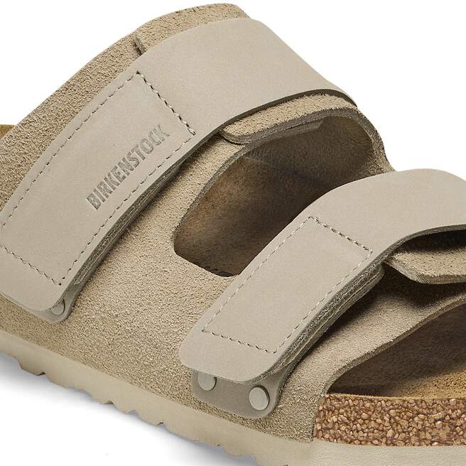 Birkenstock Women's Uji Two-Strap Sandal - Taupe Suede