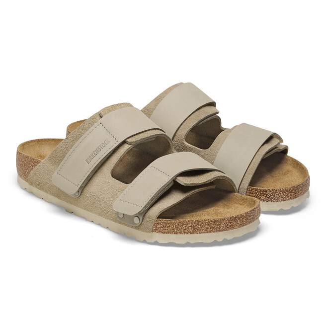 Birkenstock Women's Uji Two-Strap Sandal - Taupe Suede