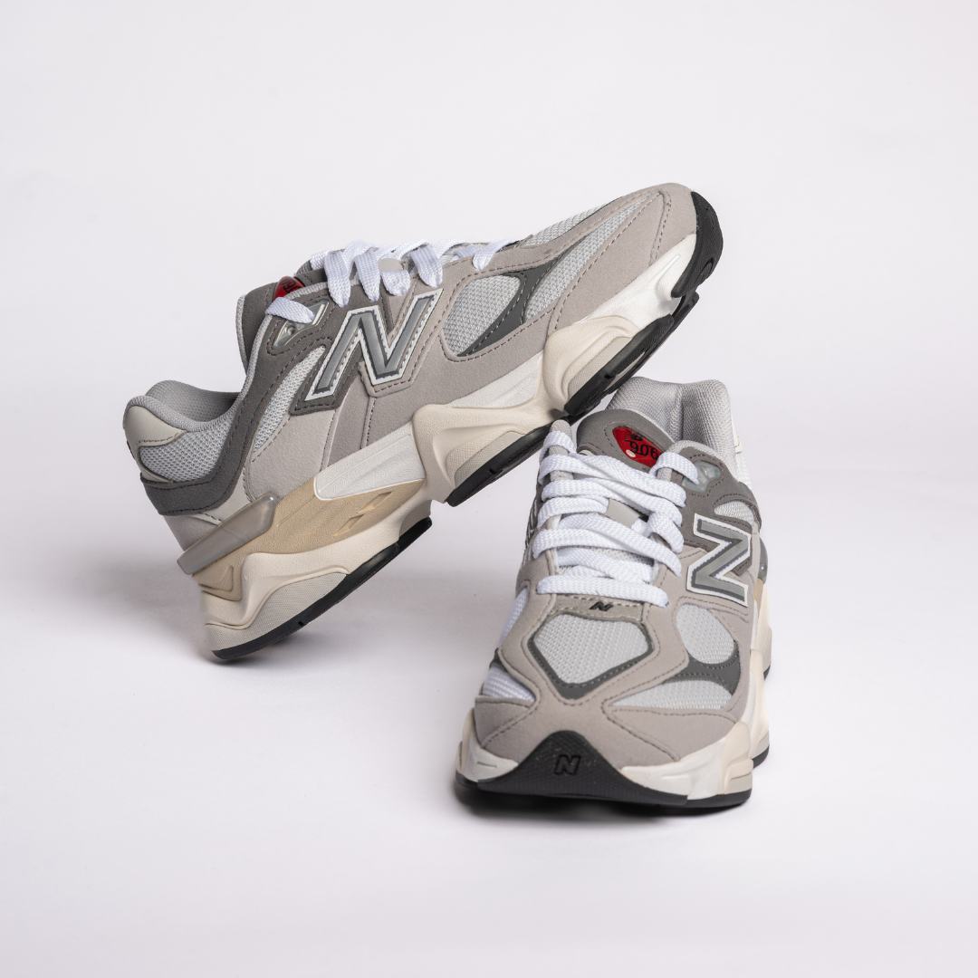 New Balance 9060 GS Grigie – Stile Retrò Moderno