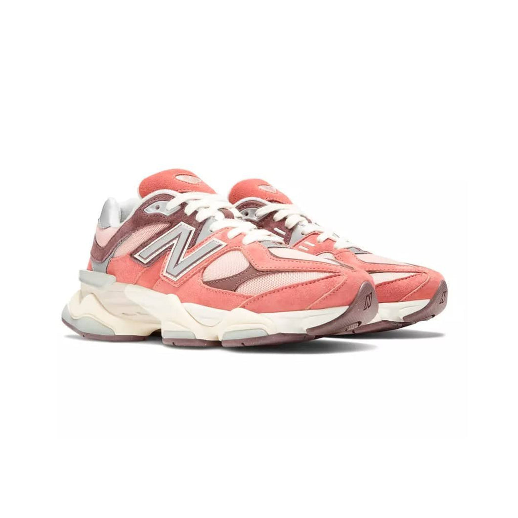 9060 Scarpe Unisex Rosa e Beige in Pelle Scamosciata – Retrò