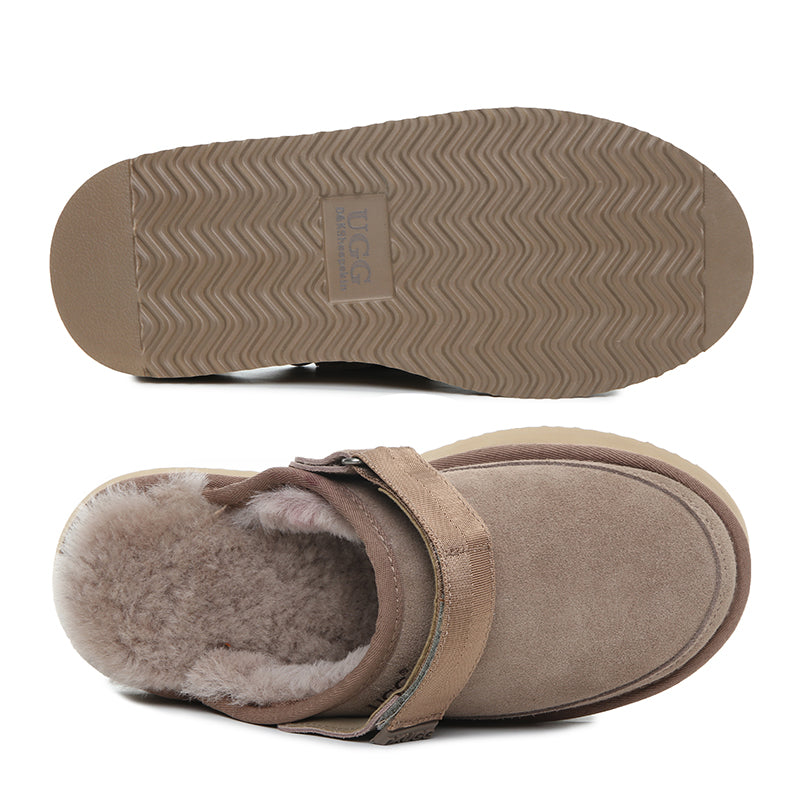 Clog Wool Platform Scuff Uggs