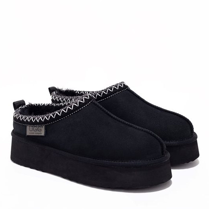 Premium Tassie Platform Ugg Slippers