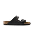 Birkenstock Arizona Two-Strap Sandals - Black Oiled Leather