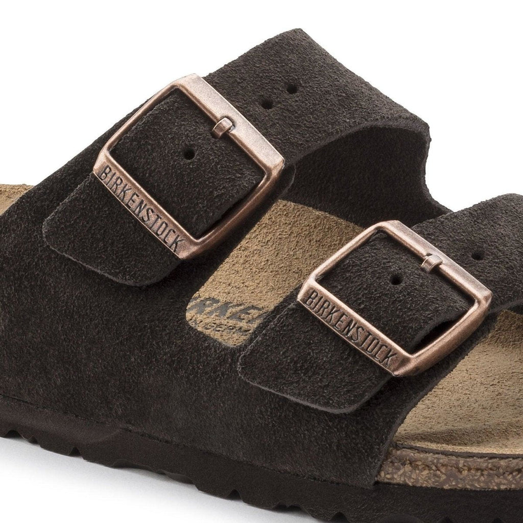 Birkenstock Arizona Two-Strap Sandals - Mocha Suede