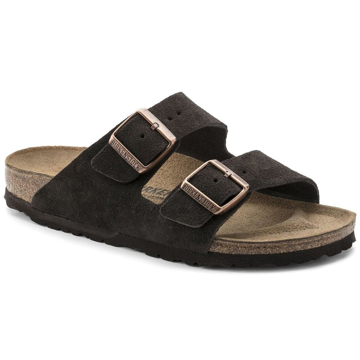 Birkenstock Arizona Two-Strap Sandals - Mocha Suede