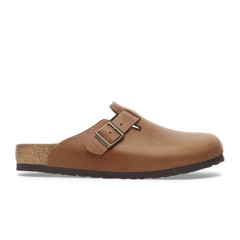 Birkenstock Boston Clog - Cognac Oiled Leather