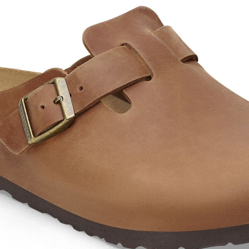 Birkenstock Boston Clog - Cognac Oiled Leather