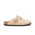 Birkenstock Boston Clog - Latte Cream Suede