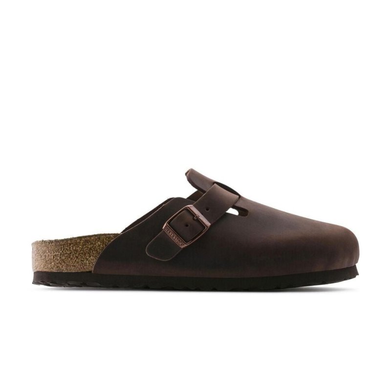 Birkenstock Boston Soft Footbed Clog - Habana Oiled Leather