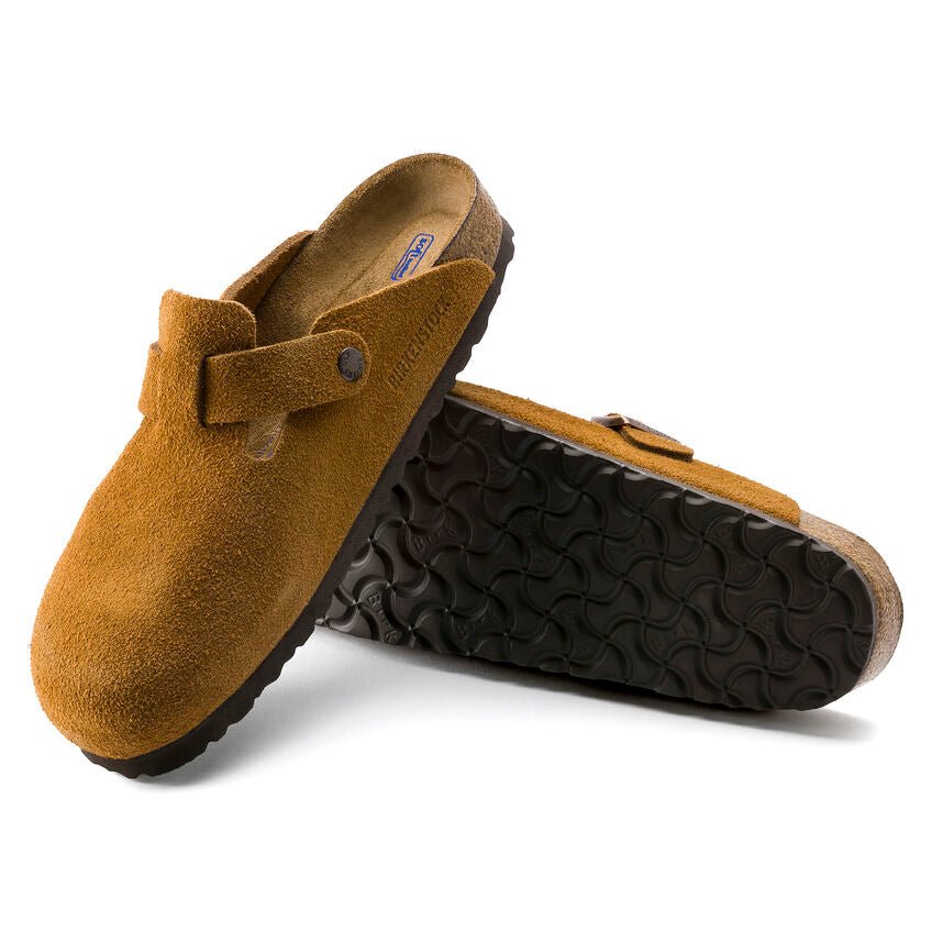 Birkenstock Boston Soft Footbed Clog - Mink Suede