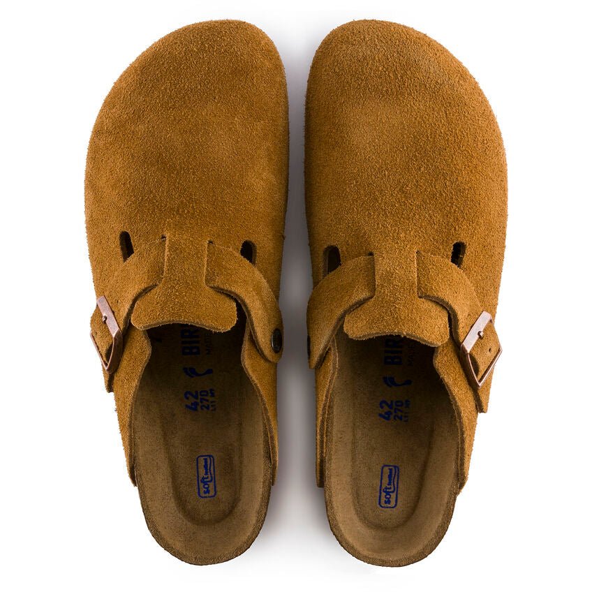 Birkenstock Boston Soft Footbed Clog - Mink Suede
