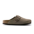 Birkenstock Boston Soft Footbed Clog - Taupe Suede