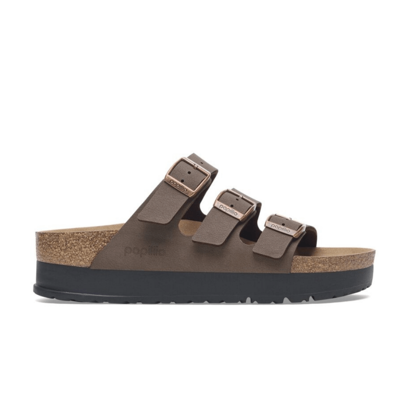 Birkenstock Florida Vegan Platform Sandals - Mocha Birkibuc