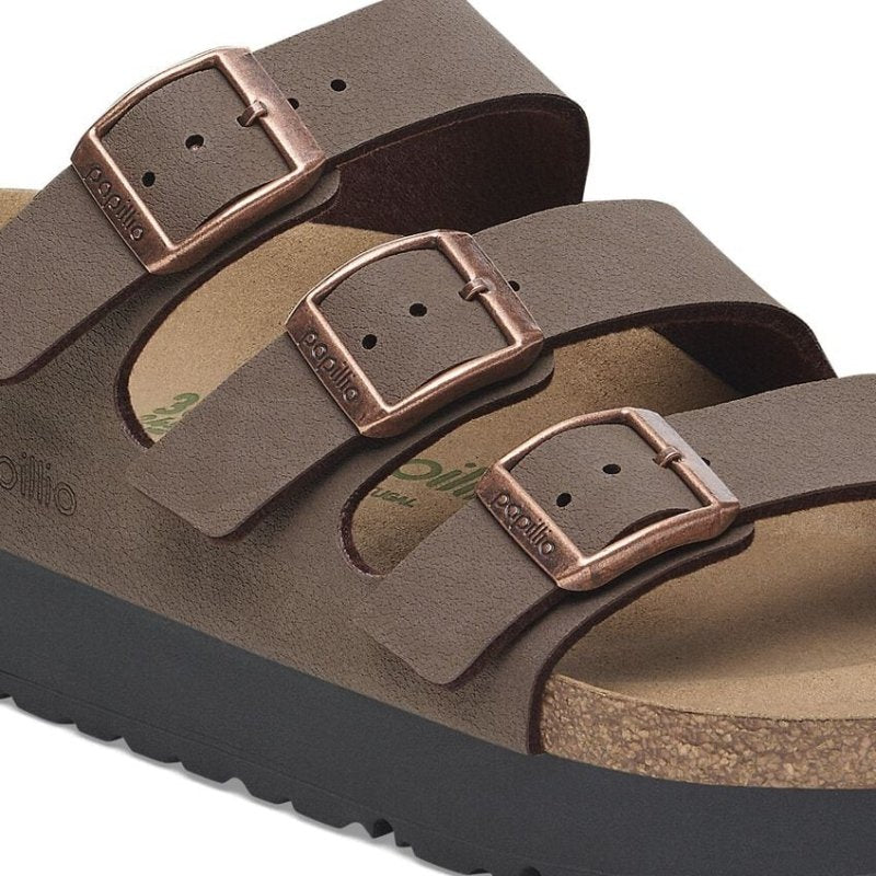 Birkenstock Florida Vegan Platform Sandals - Mocha Birkibuc