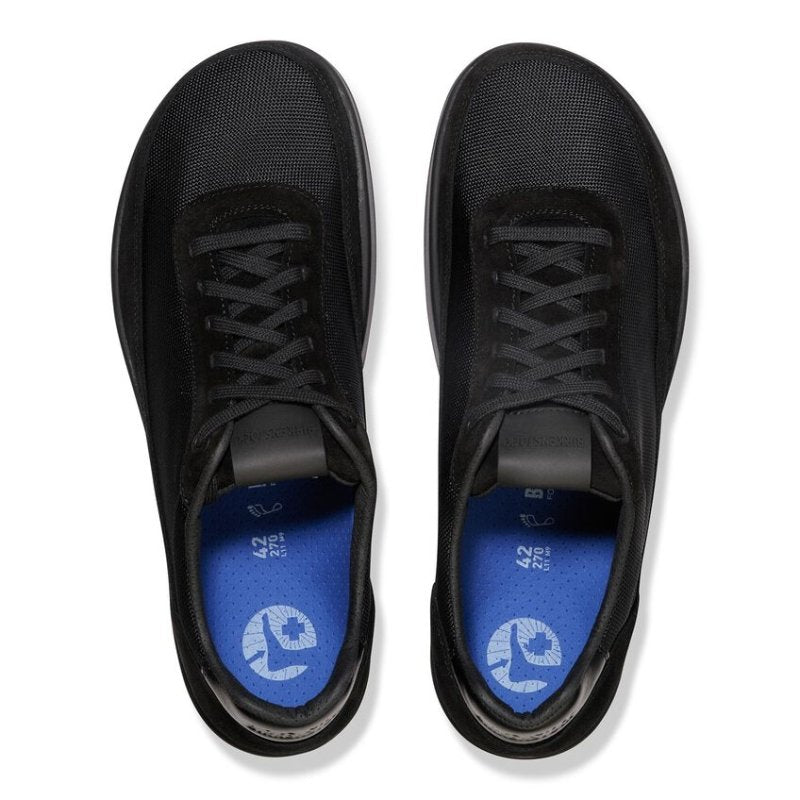 Birkenstock Honnef City Sneakers - Black Suede/Black Textile