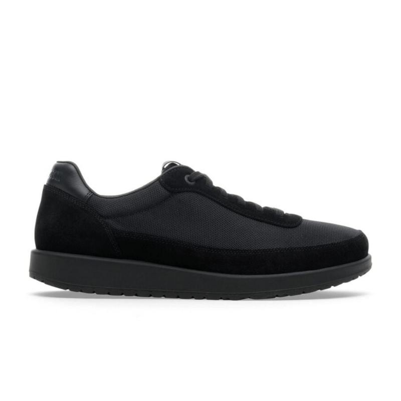 Birkenstock Honnef City Sneakers - Black Suede/Black Textile