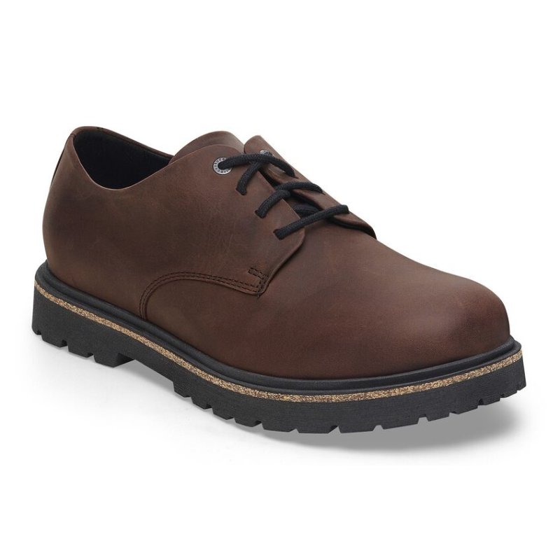 Birkenstock Men's Highwood Lace Low Shoe - Habana Oiled Leather