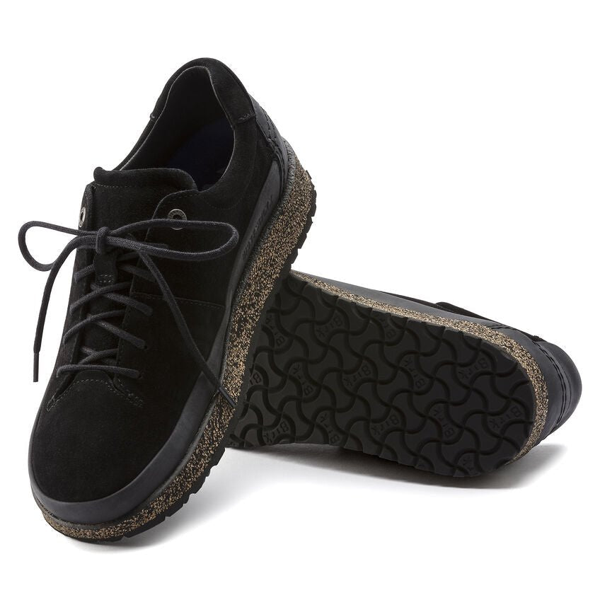 Birkenstock Honnef Low Sneakers - Black Suede Leather
