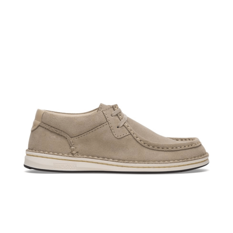 Birkenstock Pasadena Lace-Up Shoes - Taupe Suede
