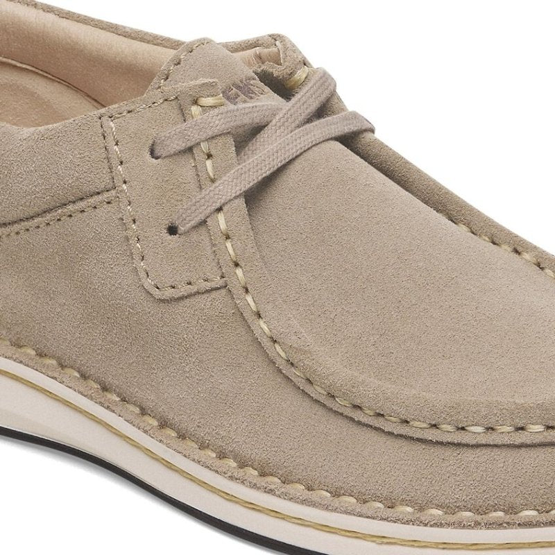 Birkenstock Pasadena Lace-Up Shoes - Taupe Suede