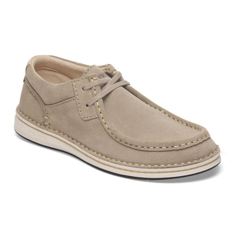 Birkenstock Pasadena Lace-Up Shoes - Taupe Suede