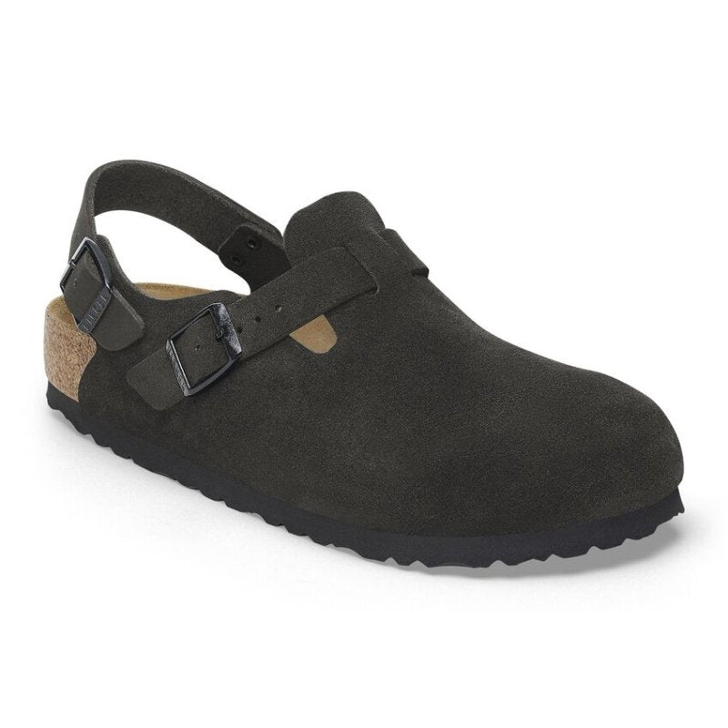 Birkenstock Tokio Backstrap Clog - Black Suede