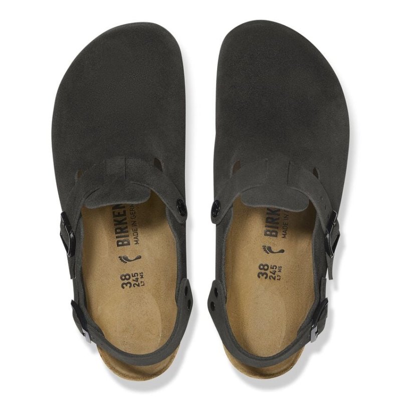 Birkenstock Tokio Backstrap Clog - Black Suede