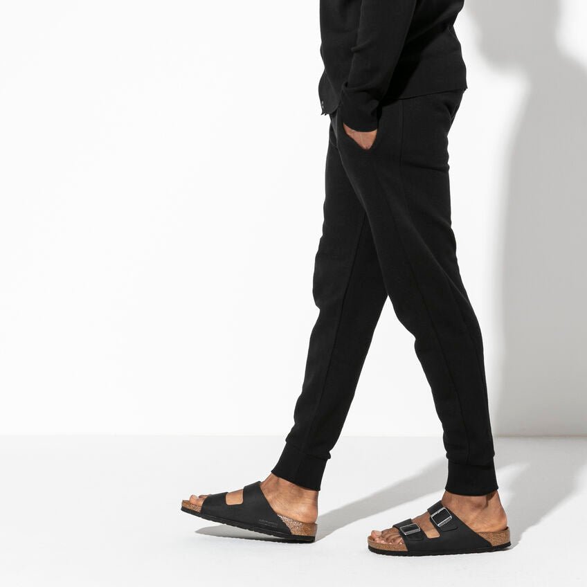 Birkenstock Arizona Two-Strap Sandals - Black Oiled Leather