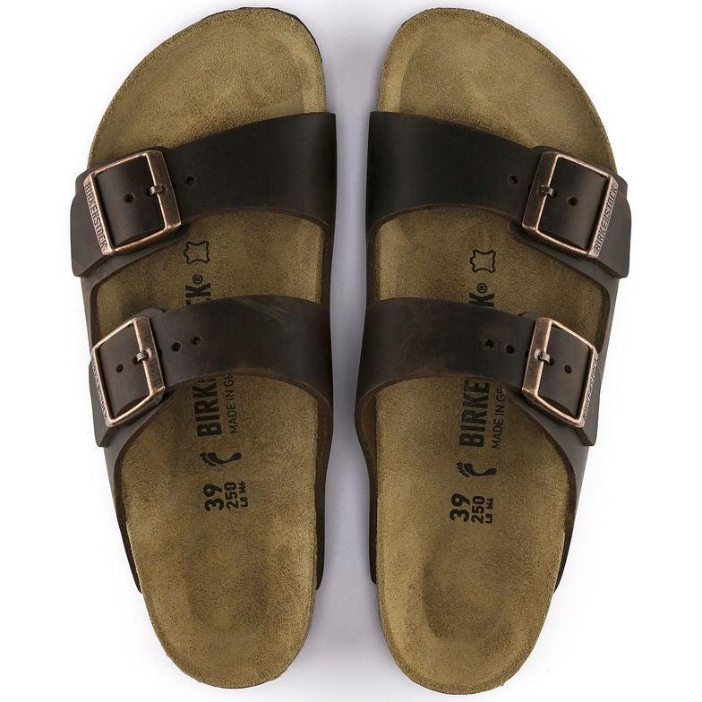 Birkenstock Arizona Two-Strap Sandals - Habana Oiled Leather