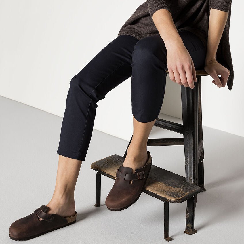 Birkenstock Boston Soft Footbed Clog - Habana Oiled Leather