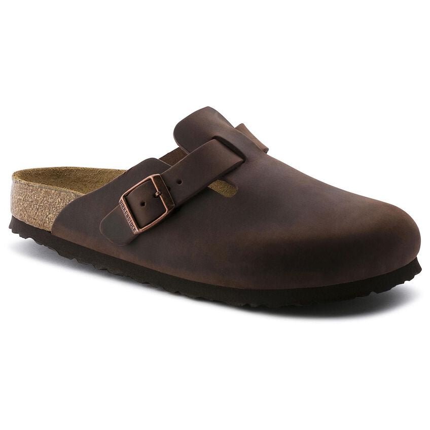 Birkenstock Boston Soft Footbed Clog - Habana Oiled Leather