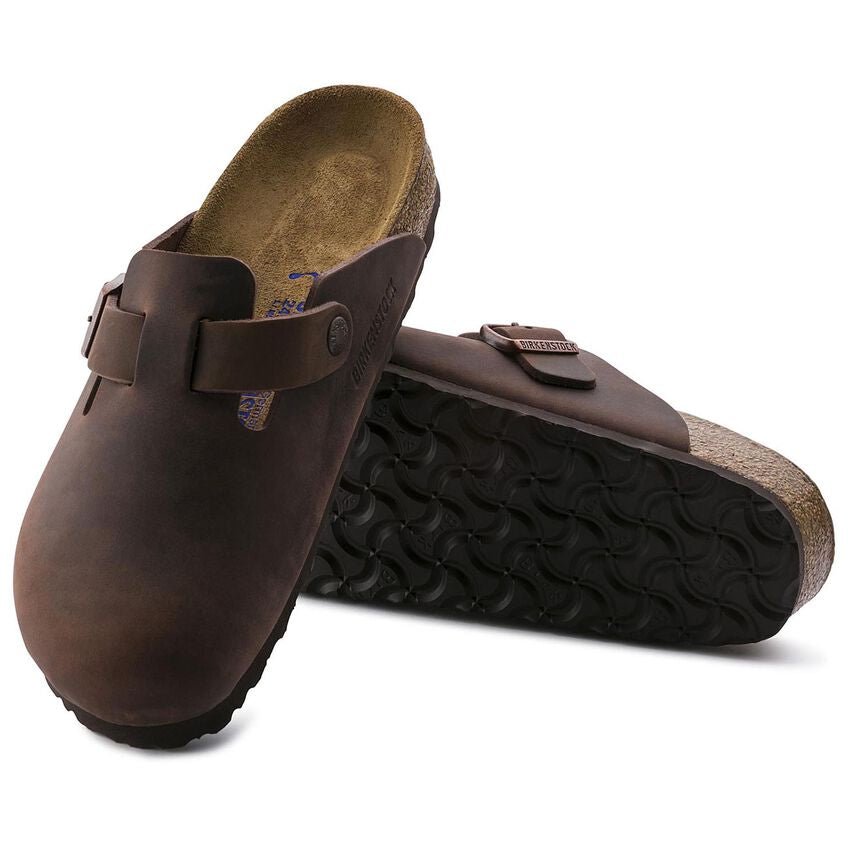 Birkenstock Boston Soft Footbed Clog - Habana Oiled Leather
