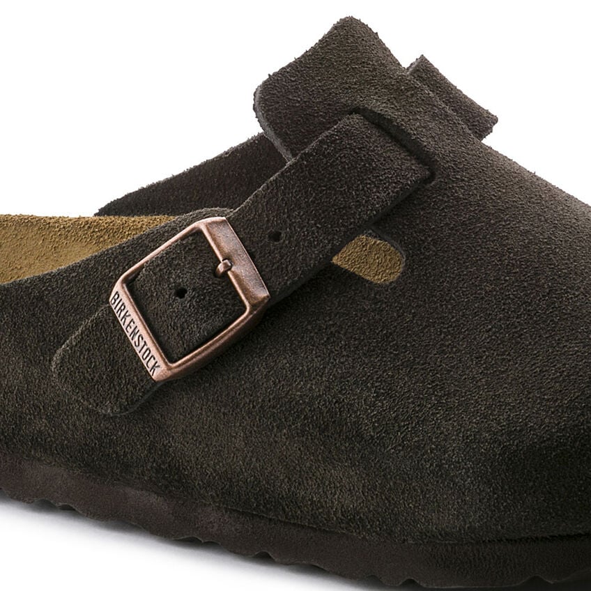 Birkenstock Boston Soft Footbed Clog - Mocha Suede
