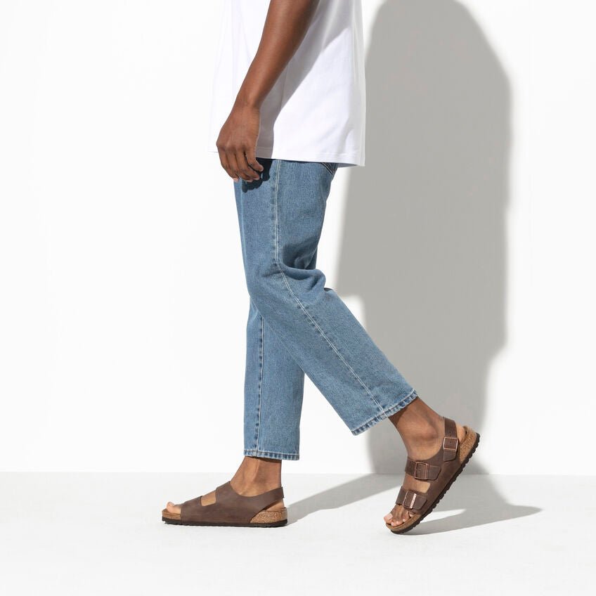 Birkenstock Milano Backstrap Sandals - Habana Oiled Leather