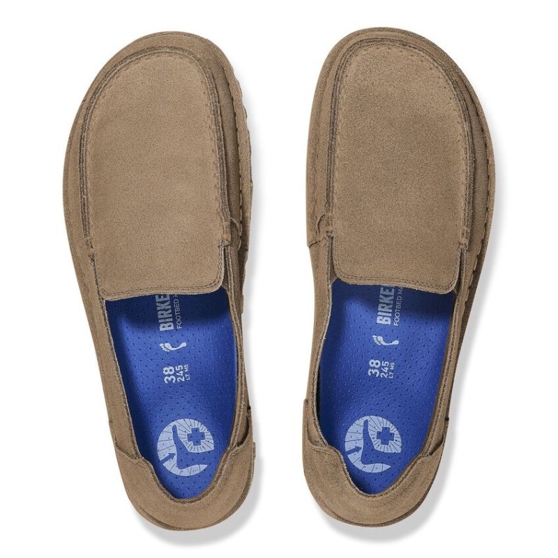 Birkenstock Utti Loafer - Gray Taupe Suede