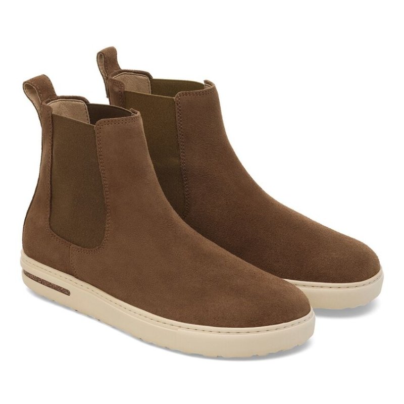 Birkenstock Women's Bend Chelsea Boot - Dark Tea Suede