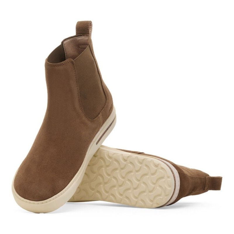 Birkenstock Women's Bend Chelsea Boot - Dark Tea Suede