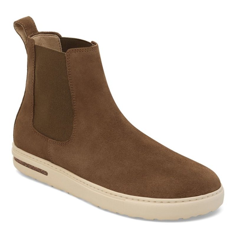 Birkenstock Women's Bend Chelsea Boot - Dark Tea Suede