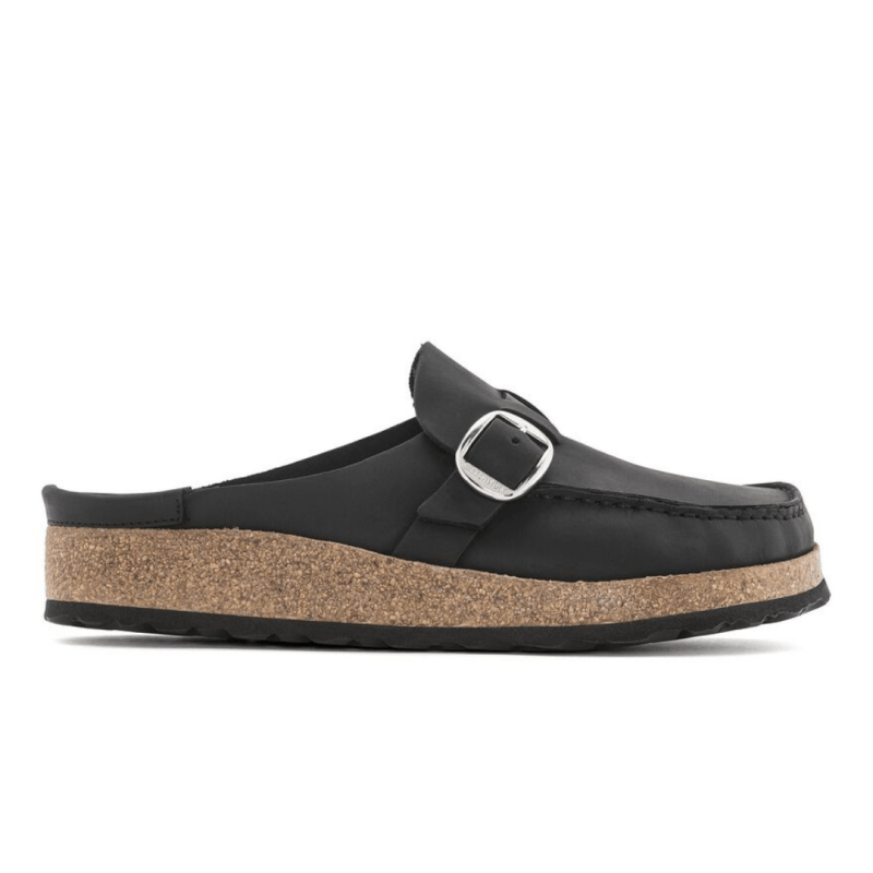 Birkenstock Women's Buckley Mule Clog - Black Oiled Leather