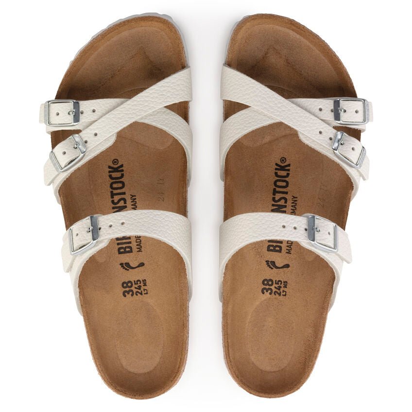 Birkenstock Women's Franca Sandals - White Leather
