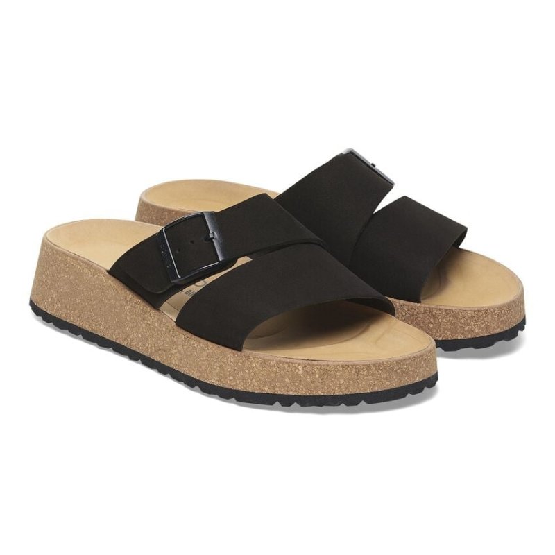 Birkenstock Women's Papillio Almina Sandals - Black Nubuck