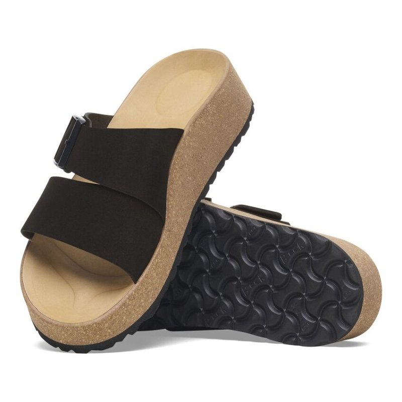Birkenstock Women's Papillio Almina Sandals - Black Nubuck